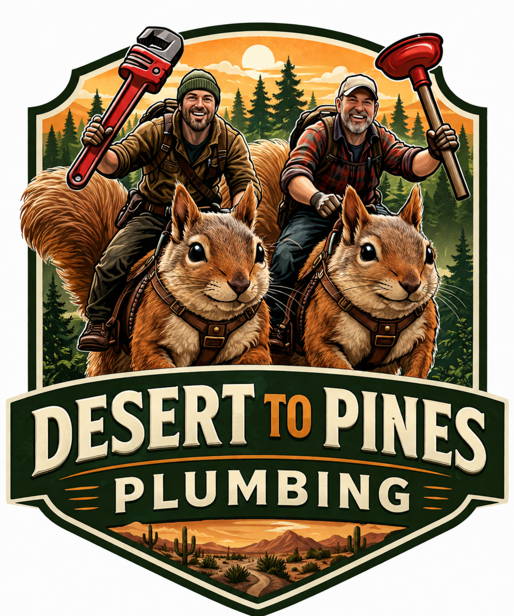 Desert To Pines Plumbing logo